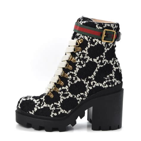 tweed gucci boots|Gucci shoes for women.